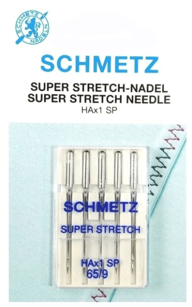 Иглы Schmetz супер-стрейч HAx1 SP 65/9, 5 шт в Алагире