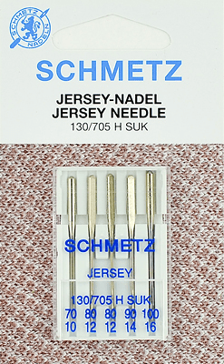 Иглы Schmetz джерси 130/705 H SUK (70x1, 80x2, 90x1, 100x1) 5 шт в Алагире