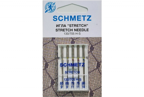 Иглы Schmetz стрейч combi (65x2, 75x2, 90x1), 5 шт в Алагире